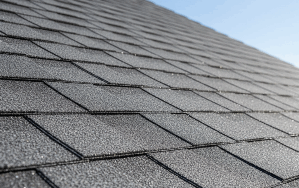 asphalt shingles on roof