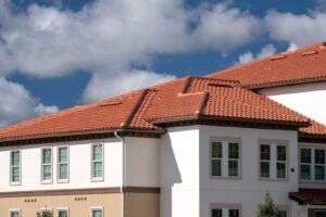house with tile roof, symbolizing tile roof installation