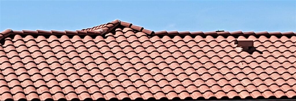 red tile roof