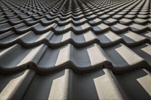 black ceramic roof tiles