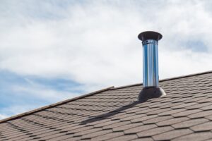 roof with chimney
