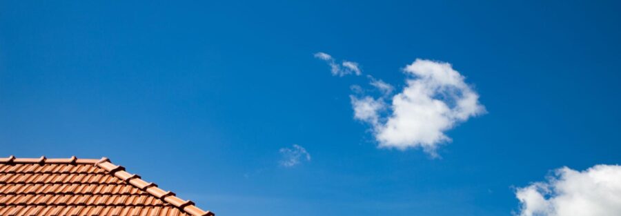 red roof tiles, representative of the different types of roofing